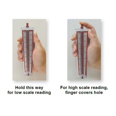 Anwendung Wind Meter